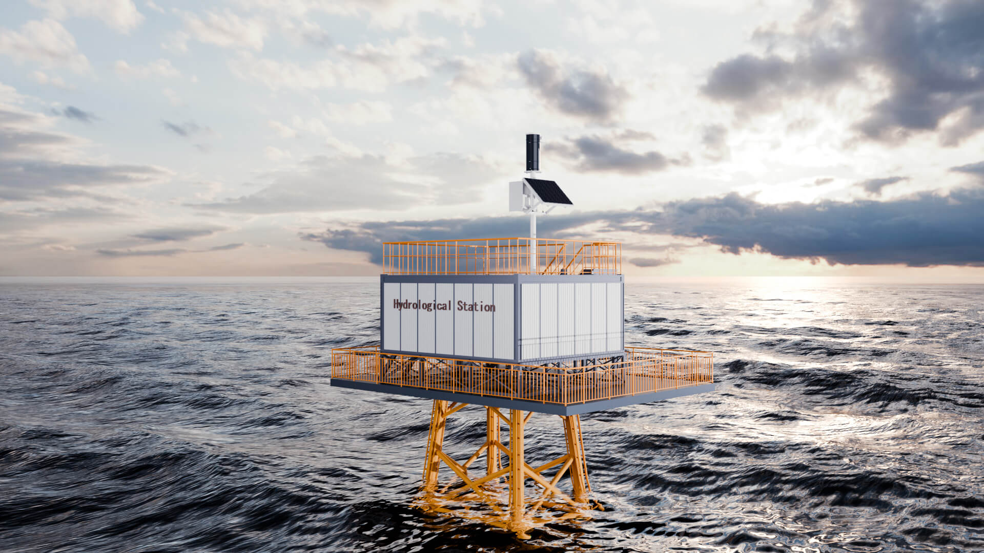 Hydrological measurement station